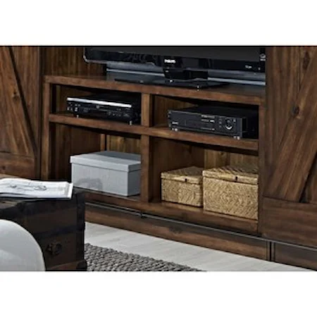 Entertainment TV Stand with Wire Management